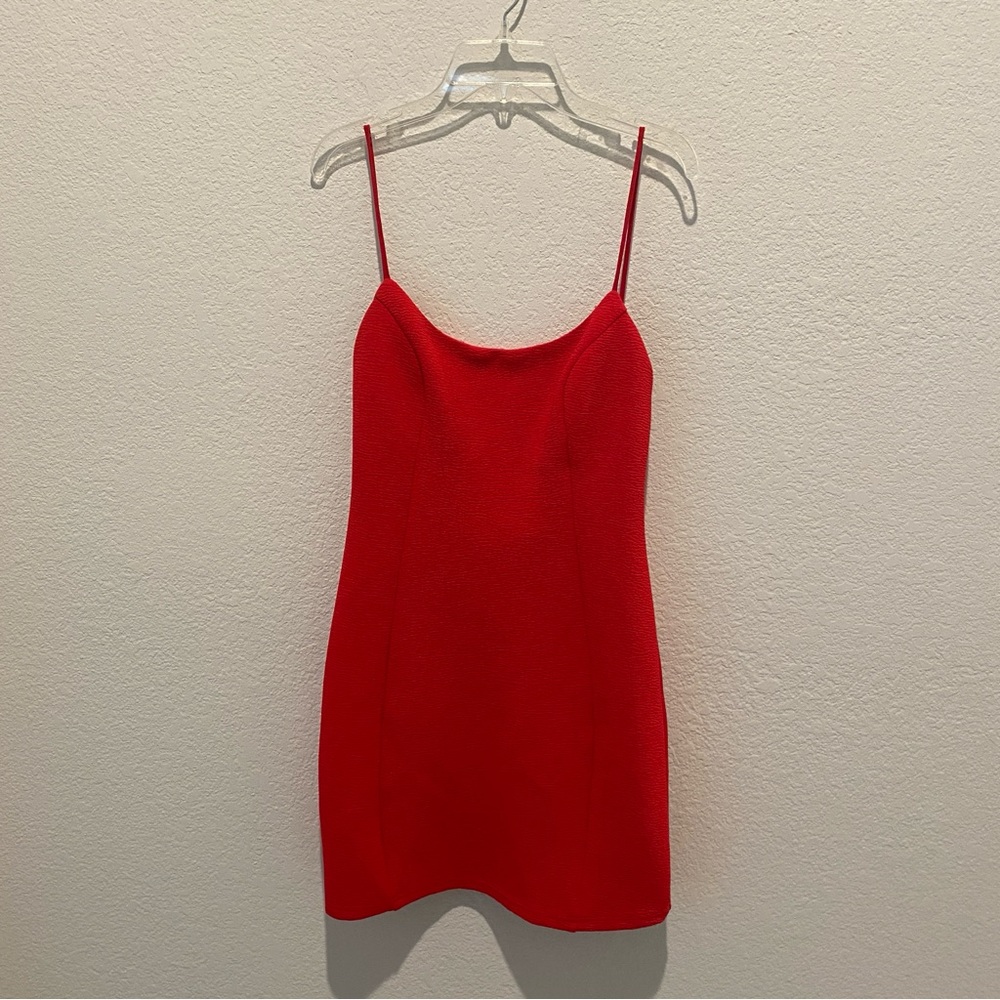 Lulu’s Red Mini Festive Valentine’s Day Dress Size S